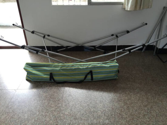 Modern Steel Frame Folding Camping Hammock Chair for Outdoor Use