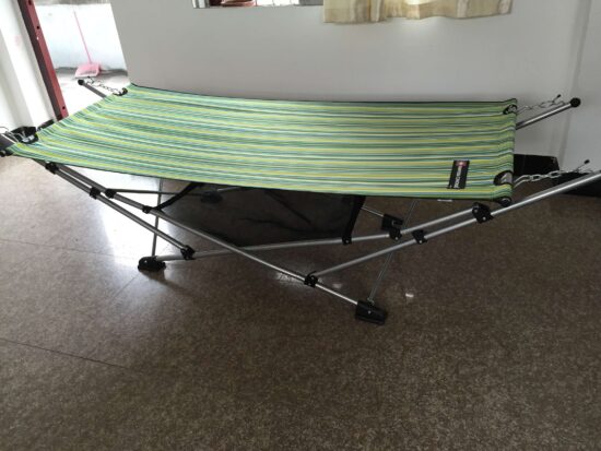 Modern Steel Frame Folding Camping Hammock Chair for Outdoor Use
