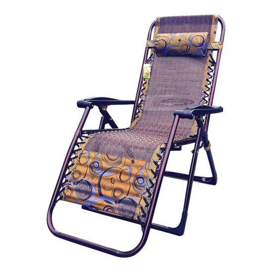  Adjustable Folding Zero Gravity Outdoor Recliner Lounge Chair for Camping and Garden