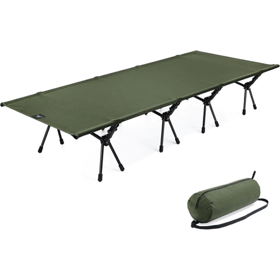 Lightweight Aluminum Folding Camp Bed Outdoor Sleeping Cot
