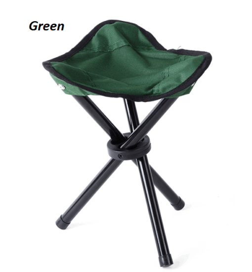 Basic folding stool chair for camping, fishing, and outdoor use