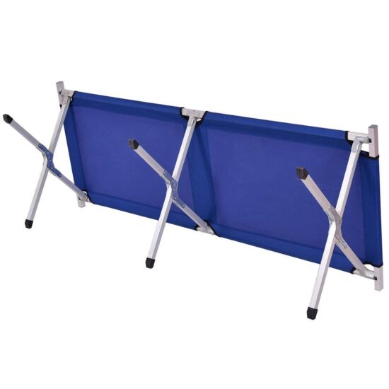 Portable Folding Camping Cot with Carry Bag for Beach, Hiking, and Office Use
