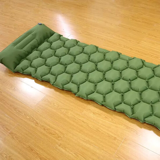 Solo Inflatable Camping Sleeping Pad for One Person Outdoor Hiking Travel