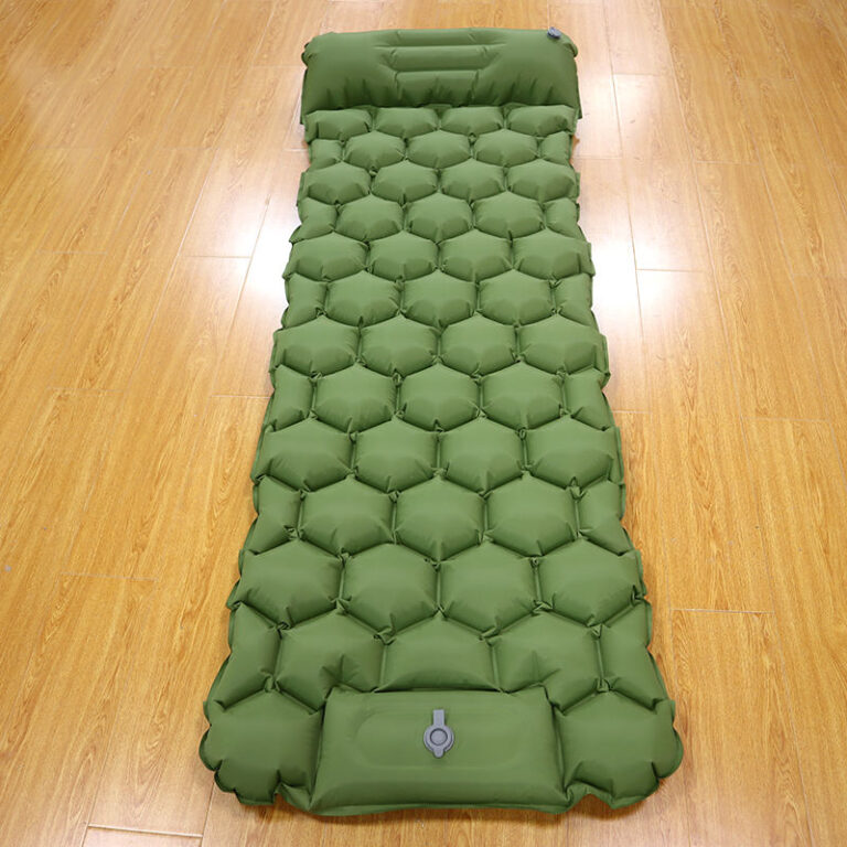 Solo Inflatable Camping Sleeping Pad for One Person Outdoor Hiking Travel