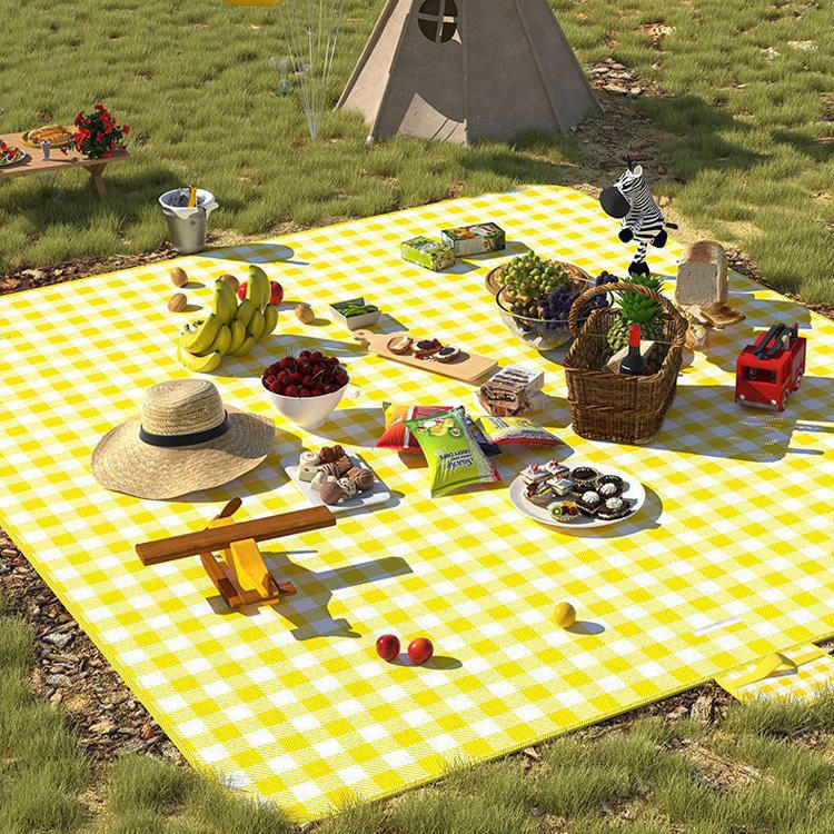 Custom Foldable 40x60 Waterproof Picnic Blanket for Beach and Camping