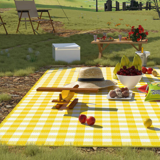 Custom Foldable 40x60 Waterproof Picnic Blanket for Beach and Camping