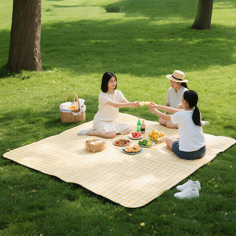 Custom Foldable 40x60 Waterproof Picnic Blanket for Beach and Camping