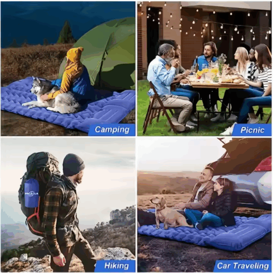Custom Printed Foldable Waterproof Quilted Picnic Mat for Outdoor Use
