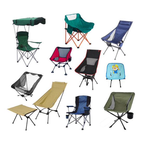 : Customized Double Folding Ice Pack Stool for Outdoor Use