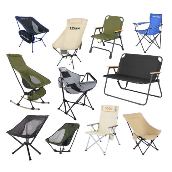 : Customized Double Folding Ice Pack Stool for Outdoor Use