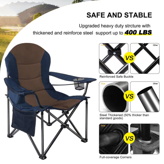 Lightweight custom metal folding beach chair for adults, compact and travel-friendly