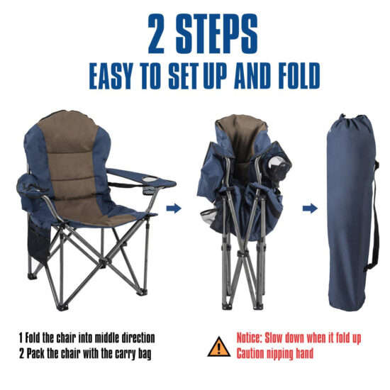 Lightweight custom metal folding beach chair for adults, compact and travel-friendly