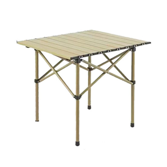 Foldable Iron Metal Camping Table for Outdoor Cooking and Picnics