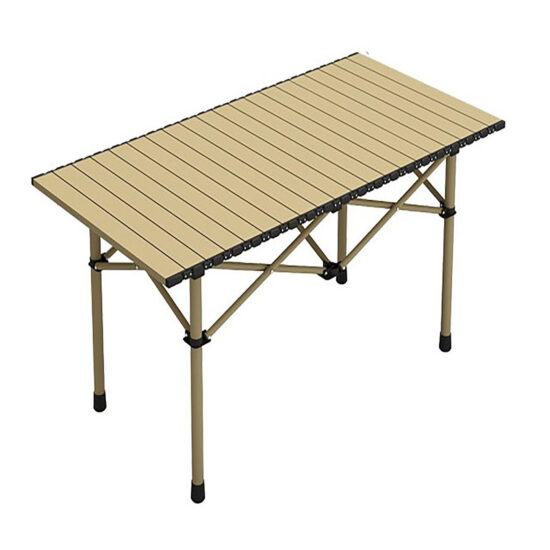  Lightweight Aluminum Foldable Table for Outdoor Camping and Kitchen