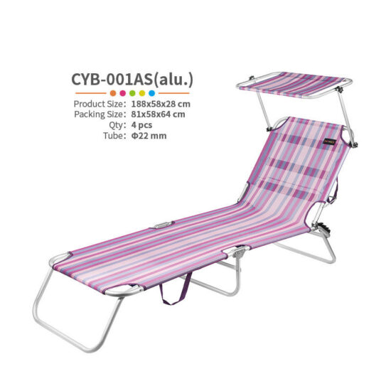 Adjustable portable chaise lounge chair for camping and outdoor adventures