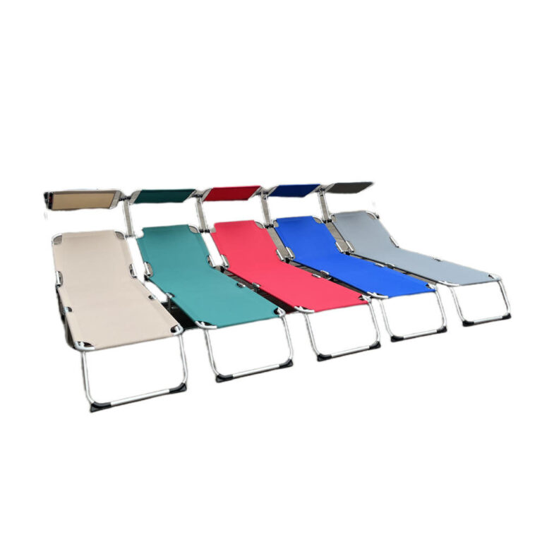 Adjustable portable chaise lounge chair for camping and outdoor adventures