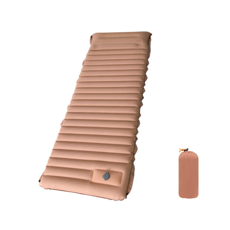 Ultralight Waterproof Camping Sleeping Pad with Built-in Foot Pump