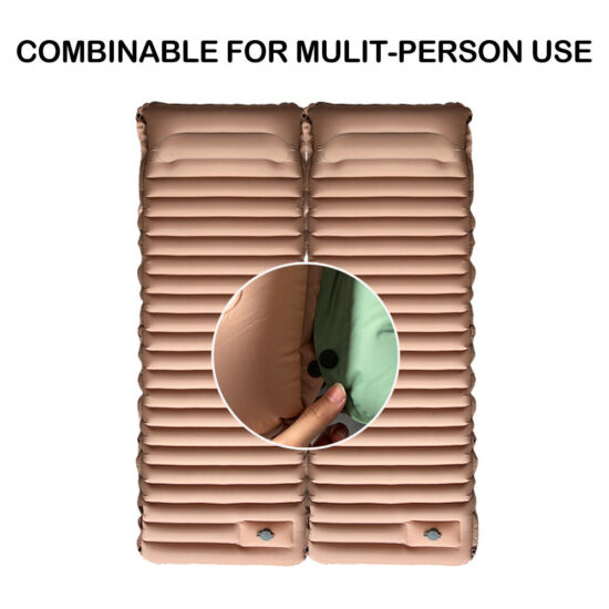 Ultralight Waterproof Camping Sleeping Pad with Built-in Foot Pump