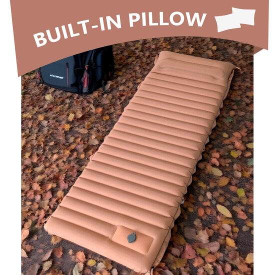 Ultralight Waterproof Camping Sleeping Pad with Built-in Foot Pump