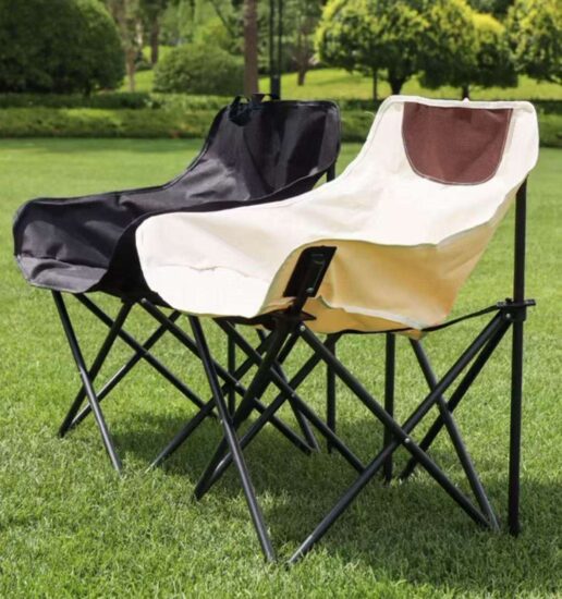 Foldable Lightweight Moon Chair for Outdoor Use