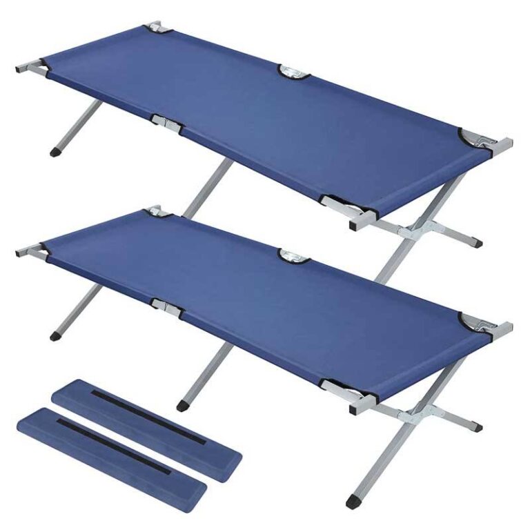 2025 Lightweight Portable Single Folding Camping Bed for Outdoor Use