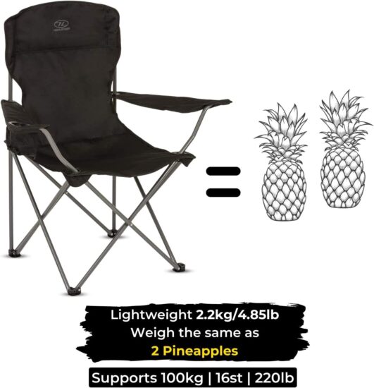 : Foldable Garden Camping Chair for Outdoor Comfort
