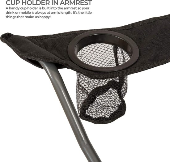 : Foldable Garden Camping Chair for Outdoor Comfort