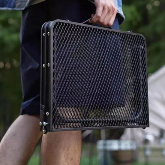 Portable Folding Grill Table for Camping, Restaurant, and Outdoor Activities