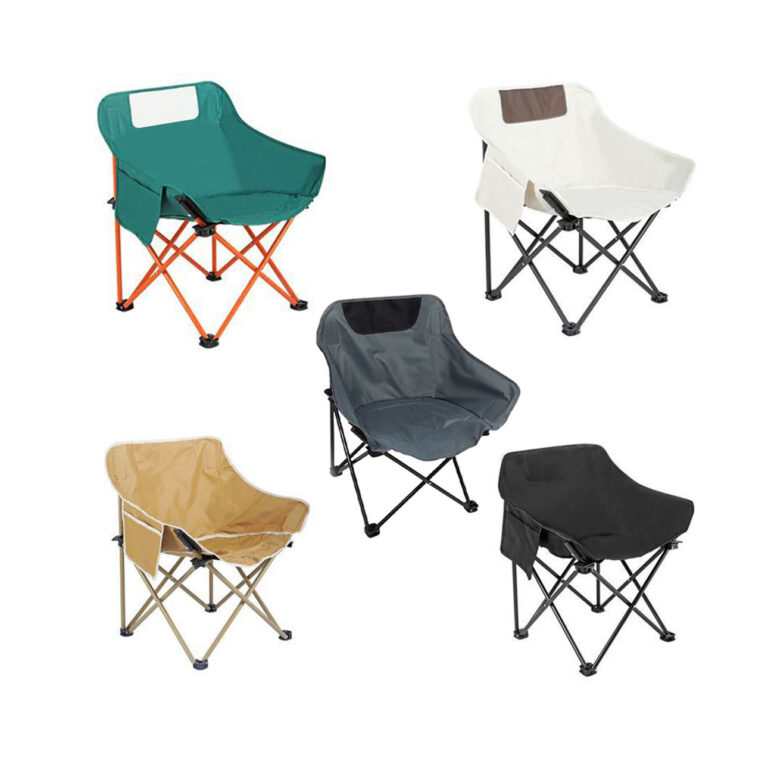 Folding Moon Chair for Outdoor Camping, Picnic, and Beach Use