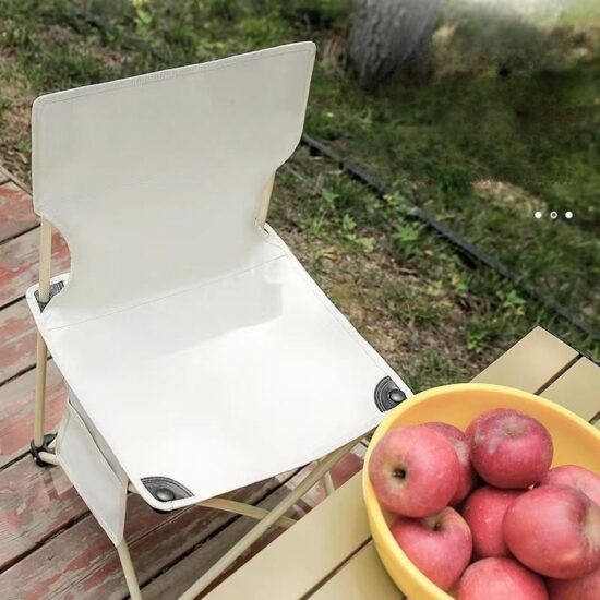 Portable Folding Moon Chair for Camping & Fishing, Oxford Fabric, 150KG Capacity