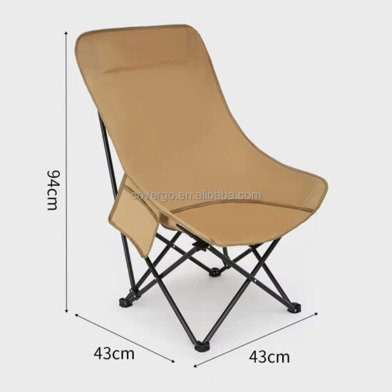 High Back Moon Chair for Fishing and Camping