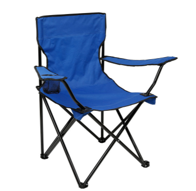 Steel Frame Lightweight Foldable Camping Chair for Outdoor Picnics & Fishing