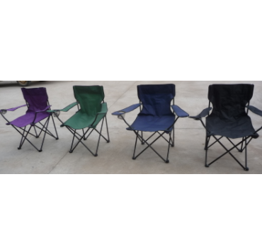 Steel Frame Lightweight Foldable Camping Chair for Outdoor Picnics & Fishing