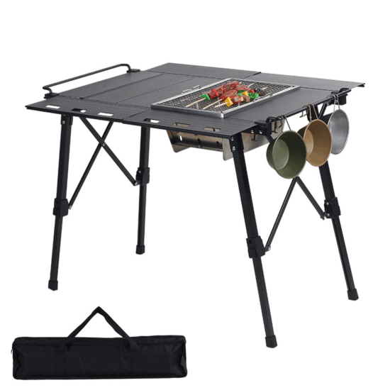 High Quality Easy Folding Camping Table for BBQ and Outdoor Picnic