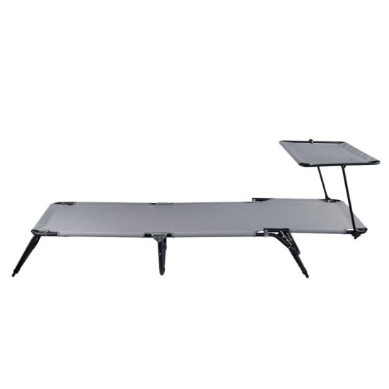 Portable Folding Beach Chair Camping Bed with Adjustable Sunshade