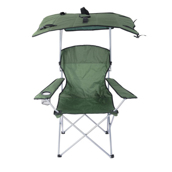 High-quality folding fishing beach chair with sun shade and umbrella