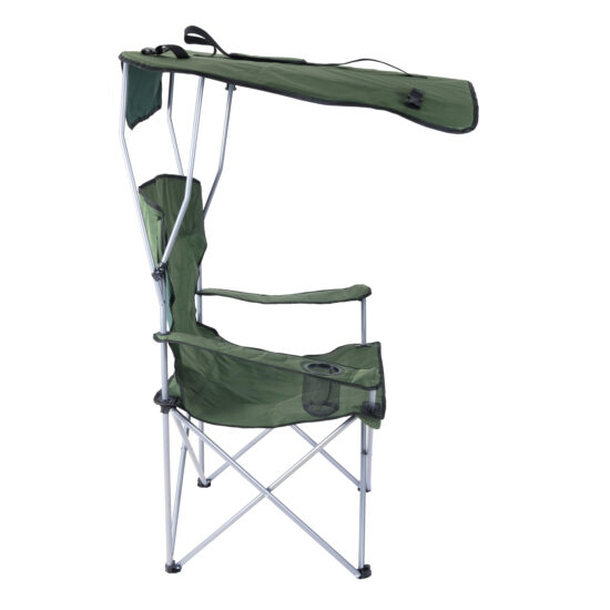 High-quality folding fishing beach chair with sun shade and umbrella