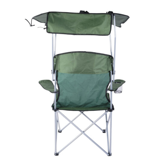 High-quality folding fishing beach chair with sun shade and umbrella