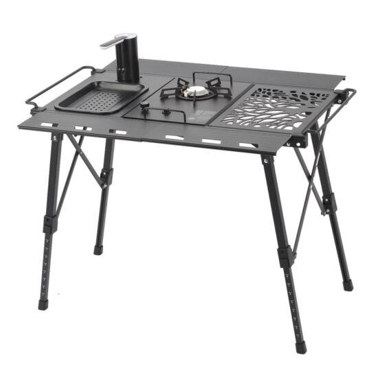 Modular Lightweight Folding Aluminum BBQ Camping Table