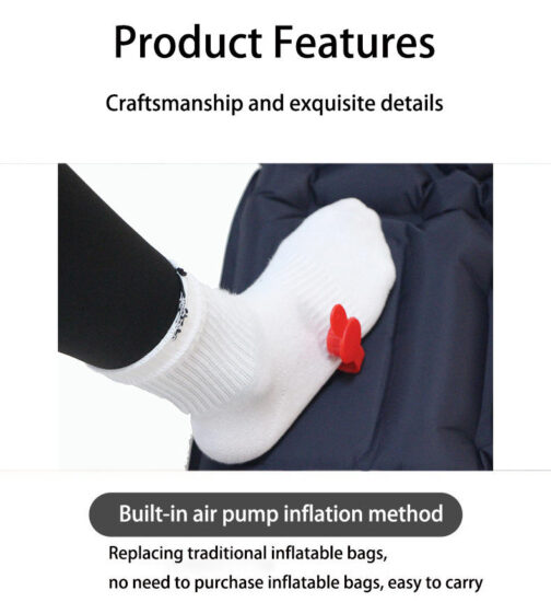 Double TPU Inflatable Camping Sleeping Pad with Custom Logo