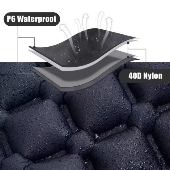 Double TPU Inflatable Camping Sleeping Pad with Custom Logo