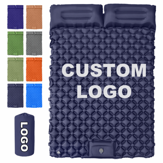 Double TPU Inflatable Camping Sleeping Pad with Custom Logo