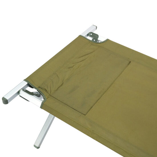 Aluminum Folding Camping Cot Portable Bunk Bed and Travel Stretcher