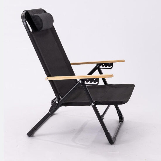 Joyeleisure steel folding sun lounger for outdoor and indoor use