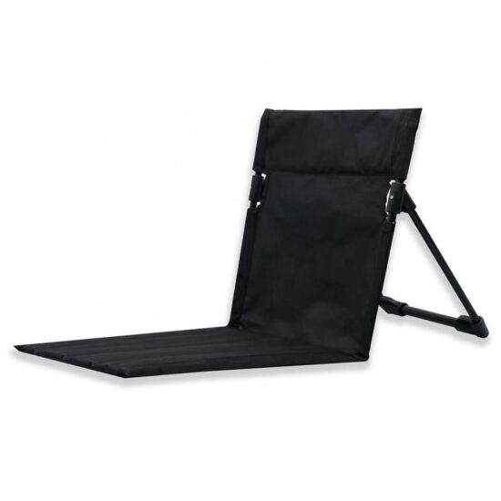 Lightweight Foldable Beach Chair with Reclining Backrest for Outdoor Camping and Sun Lounging