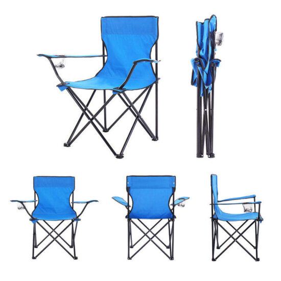 Lightweight foldable outdoor chair for picnic, camping, and fishing