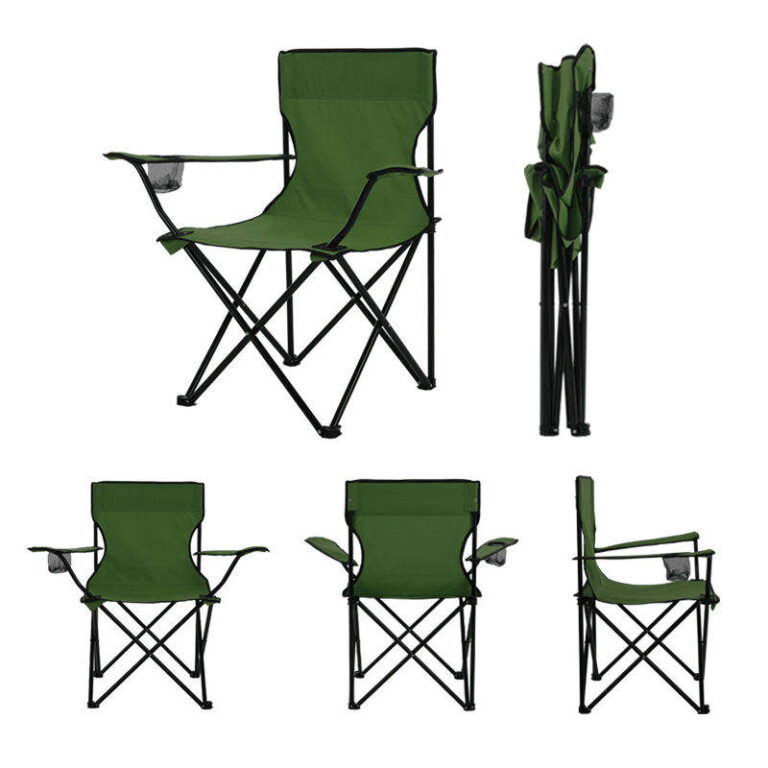 Lightweight foldable outdoor chair for picnic, camping, and fishing
