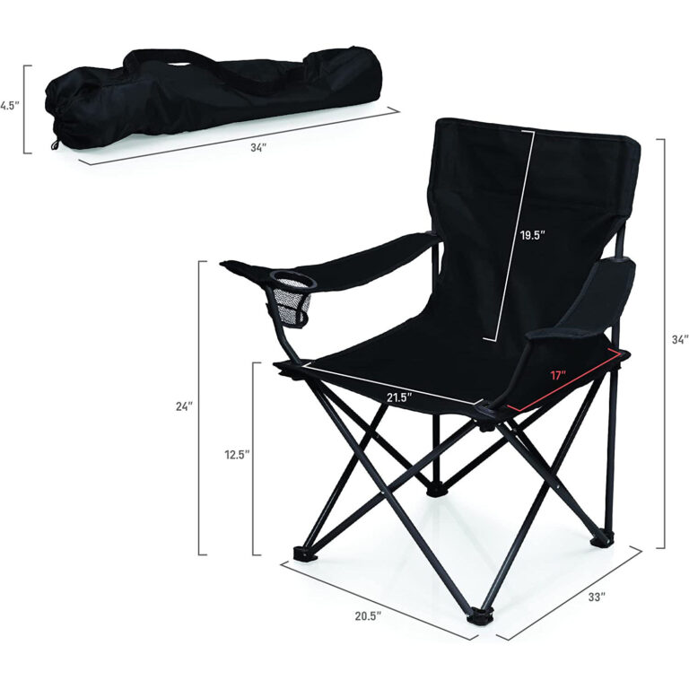 Lightweight foldable outdoor camping chair for beach and field use