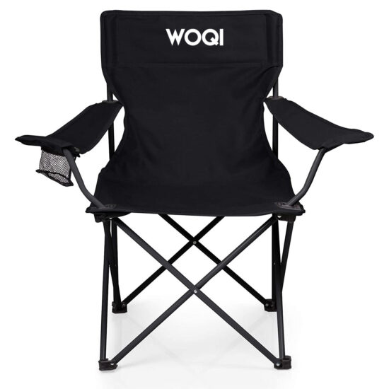 Lightweight foldable outdoor camping chair for beach and field use