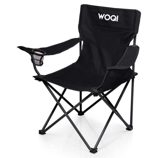 Lightweight foldable outdoor camping chair for beach and field use